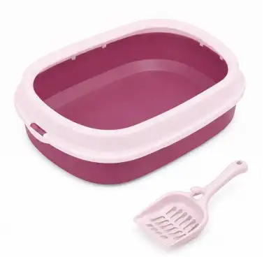 Купить homecat frost touch туалет для кошек с низким бортом и совком нежная фуксия