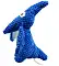 Mr.Kranch Игрушка для собак "Птерозавр" плюшевая с пищалкой #4
