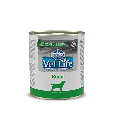 Farmina Vet Life консервы для собак для поддержания функции почек (renal)